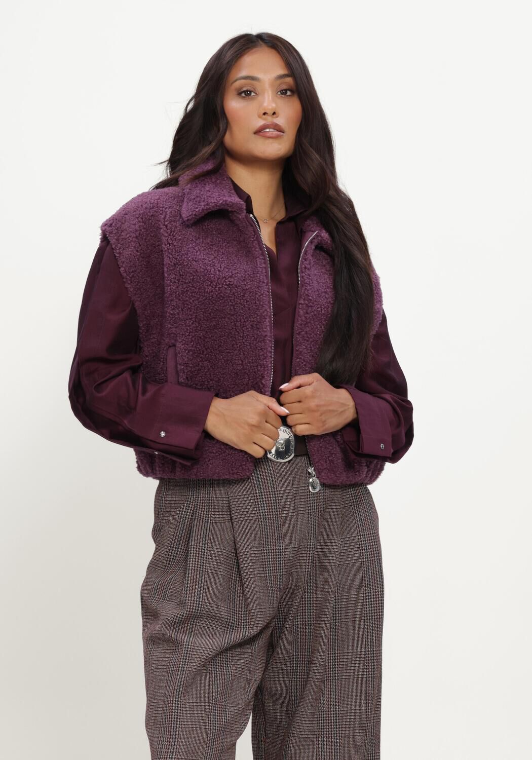 Paarse CAROLINE BISS Blazer 4436 - large