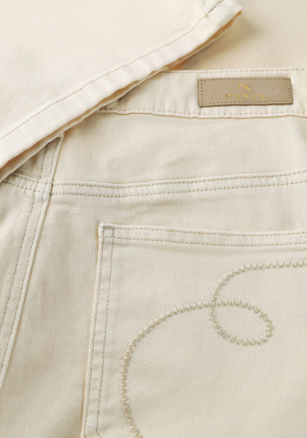 Ecru NUKUS Flared jeans SCARLET PANTS - large