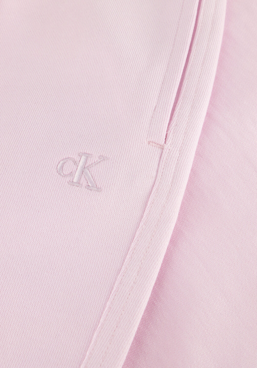 Roze CALVIN KLEIN Broeken ARCHIVE LOGO FRENCH TERRY TRACKP - large