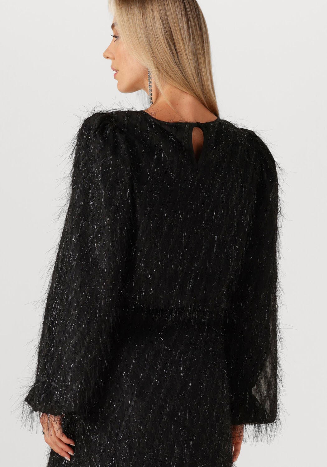 Studio AMAYA Dames Blouses Velvet - Zwart, foto 3
