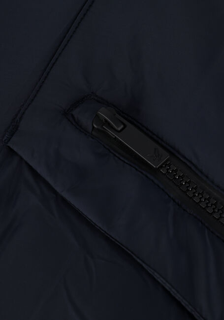 Donkerblauwe LYLE & SCOTT Gewatteerde jas LONG LINE INTERNAL PADDED JACKET - large