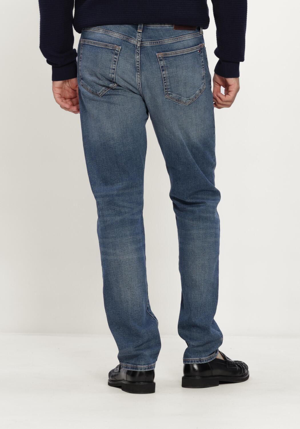 Blauwe TOMMY HILFIGER Straight leg jeans DENTON SLIM STRAIGHT JONES BLUE - large