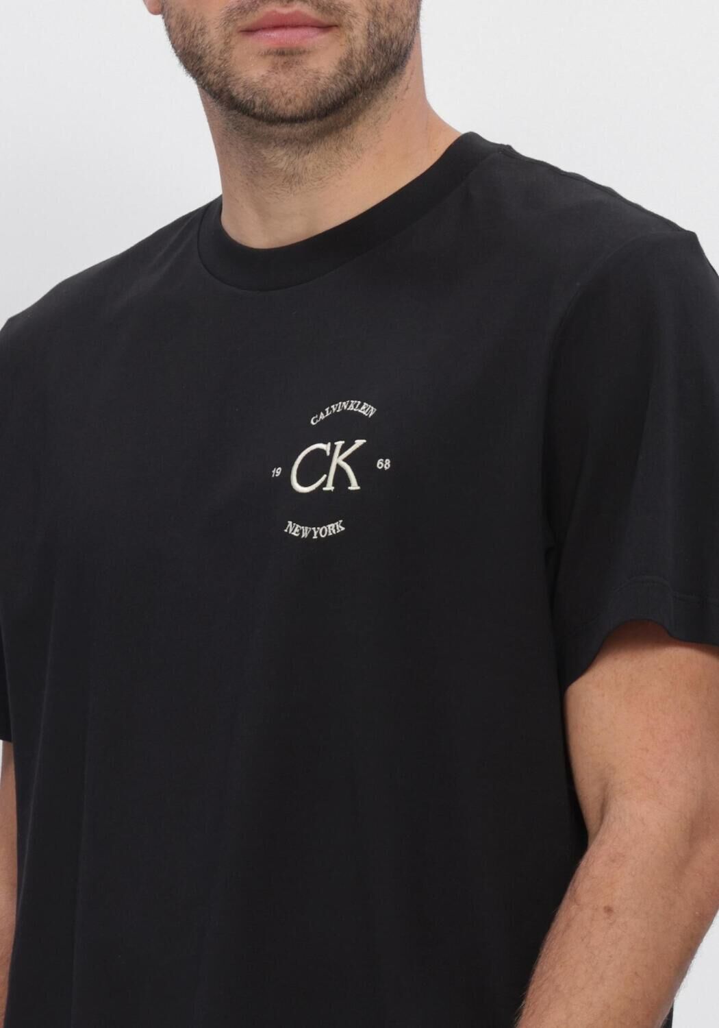 Calvin Klein Heren Polo's & T-shirts 20s April Graphic Seasonal Fashi - Zwart, foto 4