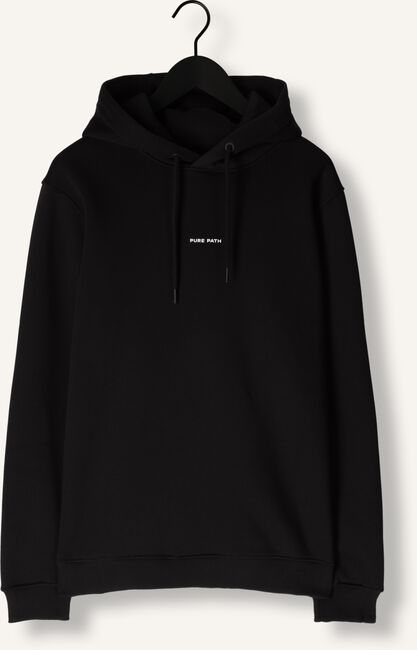 Zwarte PURE PATH Sweater ESSENTIAL LOGO HOODIE Zwarte PURE PATH Sweater ESSENTIAL LOGO HOODIE - large