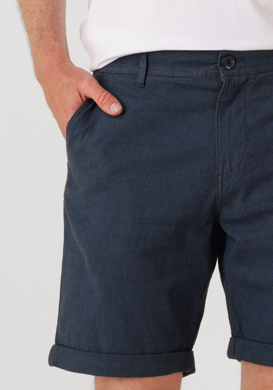 SELECTED HOMME Heren Broeken Slhslim-luton Flex Shorts Noos Blauw