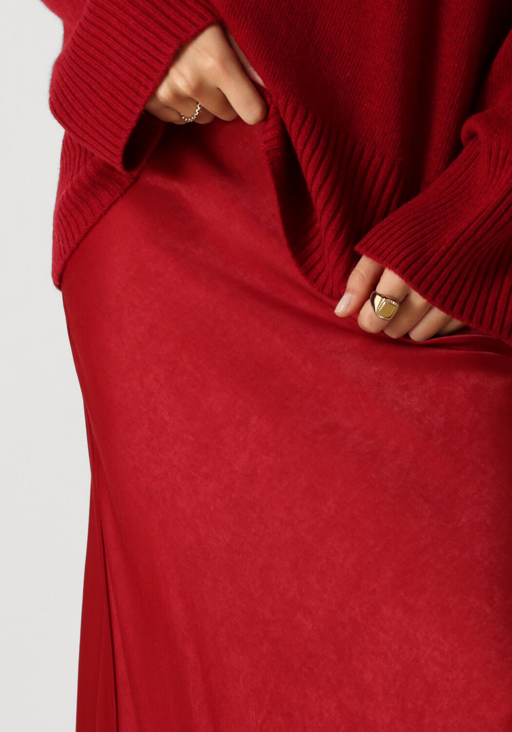MY ESSENTIAL WARDROBE Dames Rokken Estellemw Long Skirt Rood
