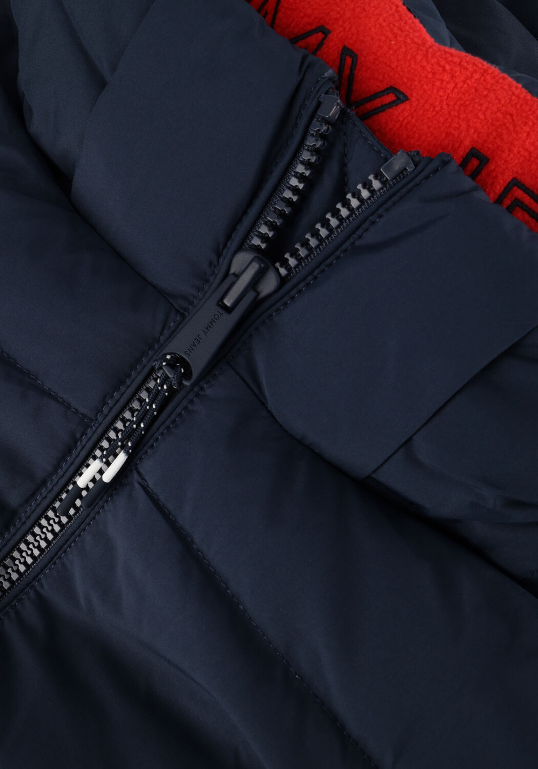 Donkerblauwe TOMMY JEANS Gewatteerde jas TJM ESSENTIAL DOWN - large