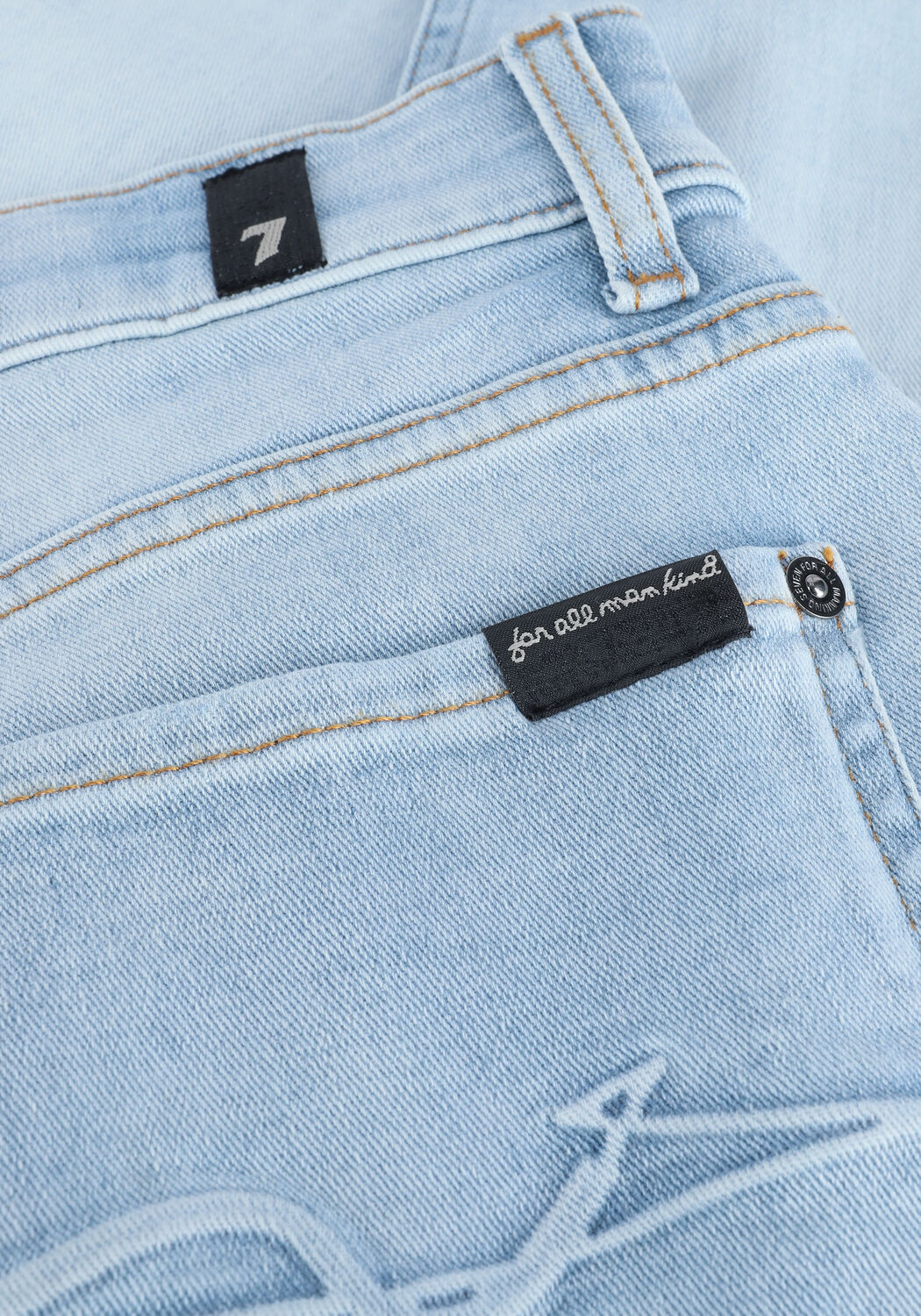 Blauwe 7 FOR ALL MANKIND Slim fit jeans SLIMMY TAPERD STRETCH TEK SUNDAY - large