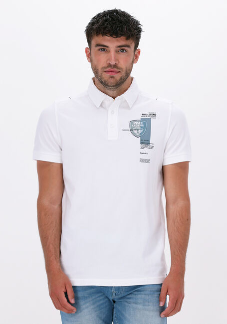 Witte PME LEGEND Polo SHORT SLEEVE POLO STRETCH PIQUE - large