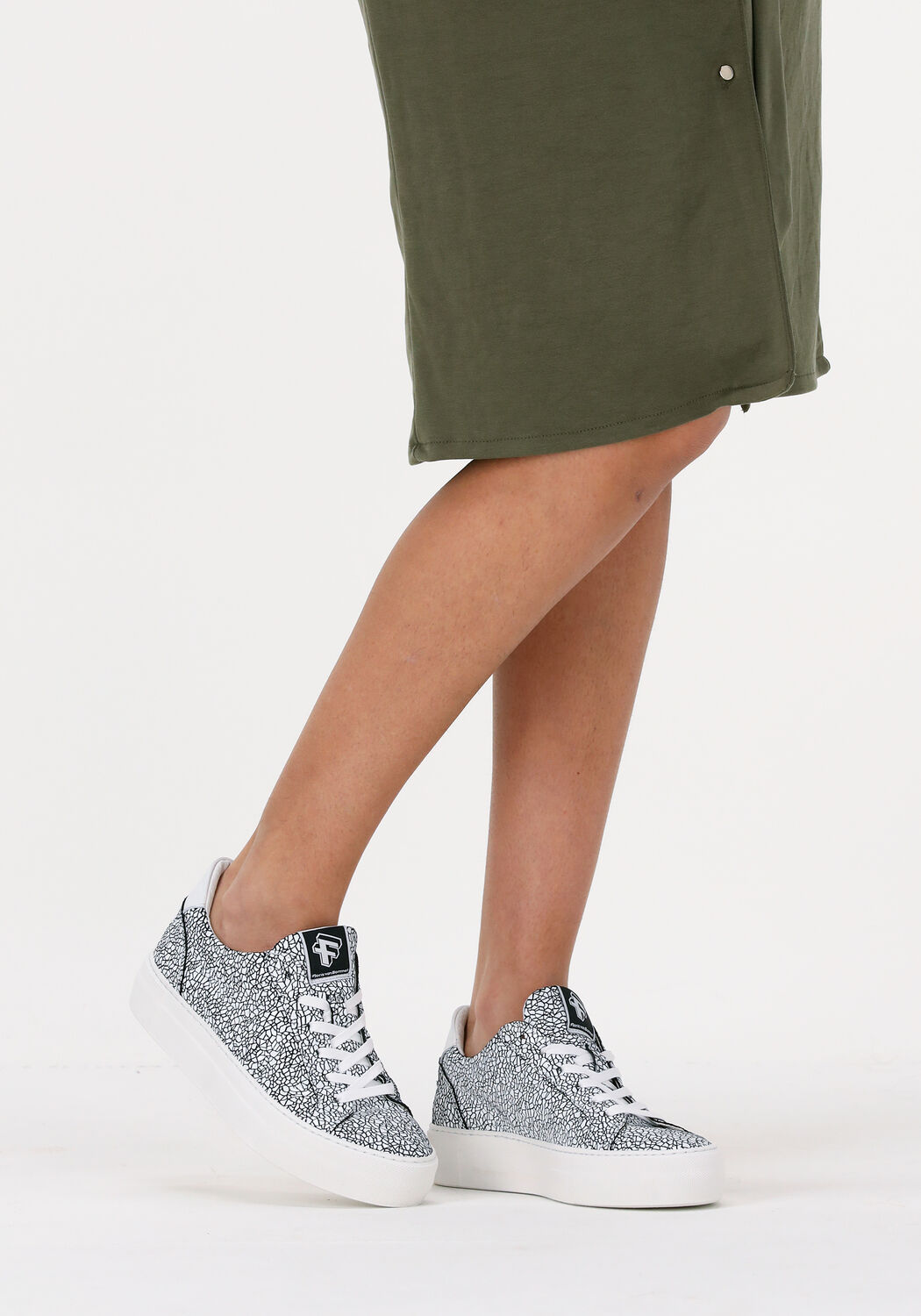 Witte FLORIS VAN BOMMEL Lage sneakers SFW-10059 - large