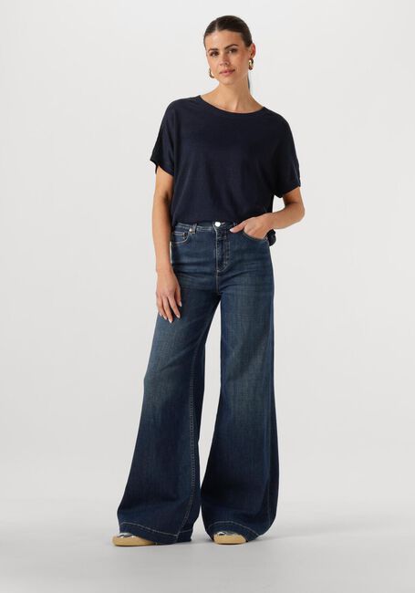 Donkerblauwe DES PETITS HAUTS T-shirt ALEXO - large