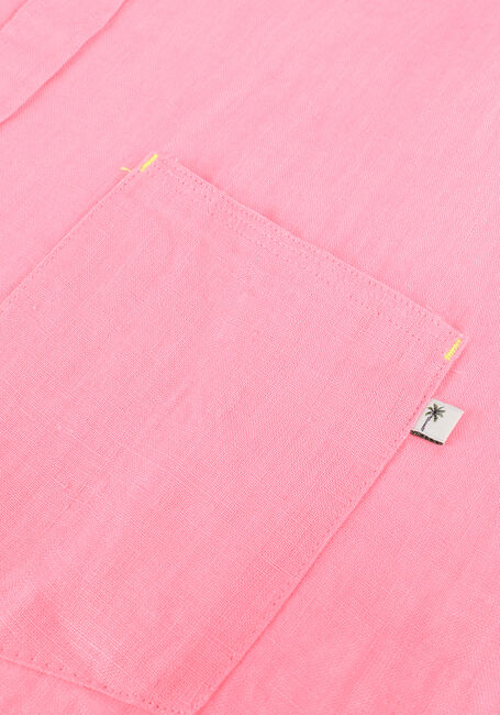 Roze SCOTCH & SODA Casual overhemd REGULAR FIT GARMENT-DYED LINEN SHORTSLEEVE SHIRT - large