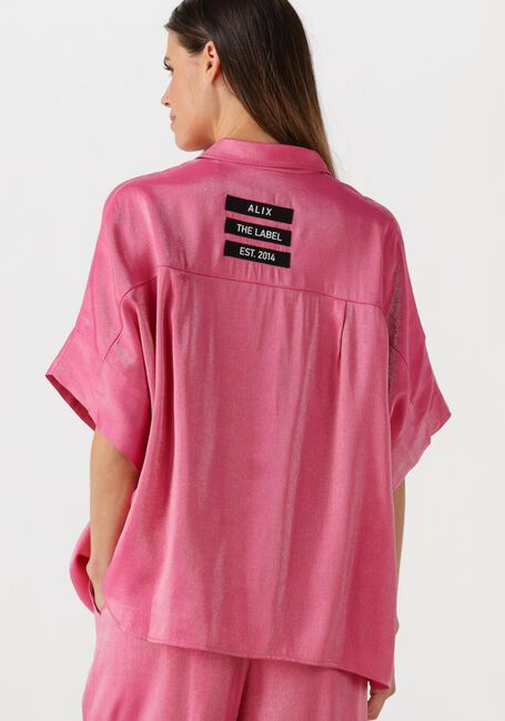 Roze ALIX THE LABEL Blouses LADIES WOVEN SHINE BOXY BLOUSE - large