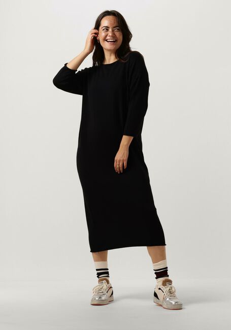 Zwarte PENN & INK Midi jurk W23B217 - large