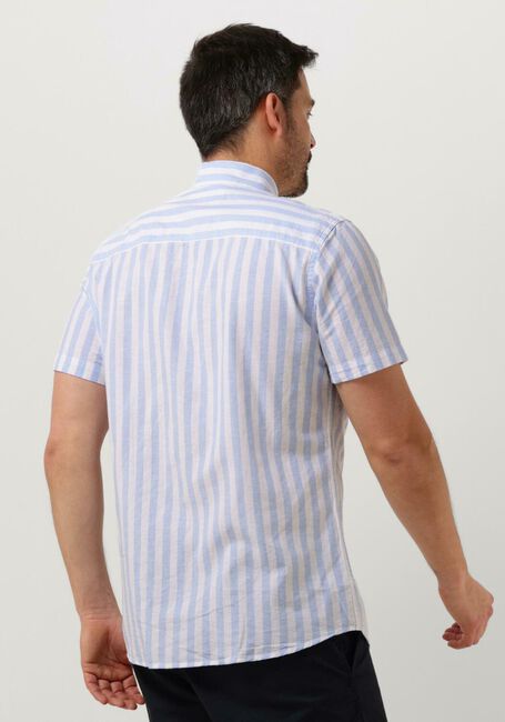 Blauwe SELECTED HOMME Casual overhemd SLHSLIMNEW-LINEN SHIRTS SS CLASSIC W - large