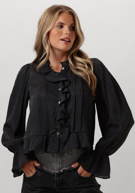 Grijze CO'COUTURE Blouses MELINA FRILL SHIRT - large