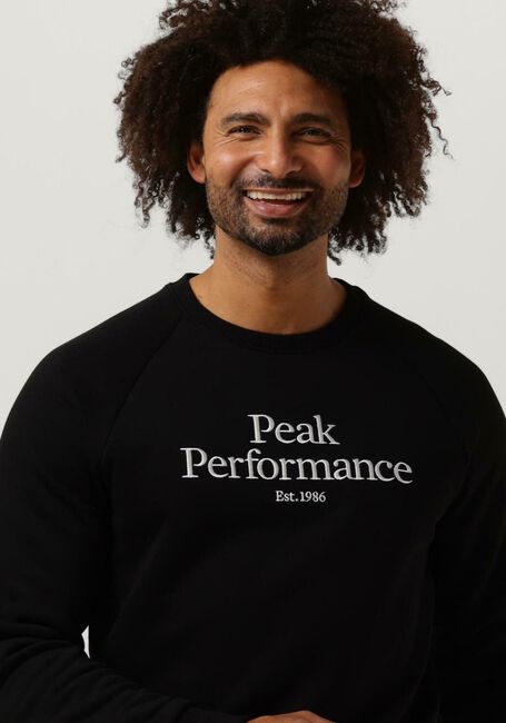 Zwarte PEAK PERFORMANCE Trui M ORIGINAL CREW - large