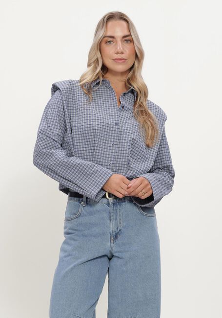 Blauwe Y.A.S. Blouses YASGILLA LS SHIRT - STORY - large