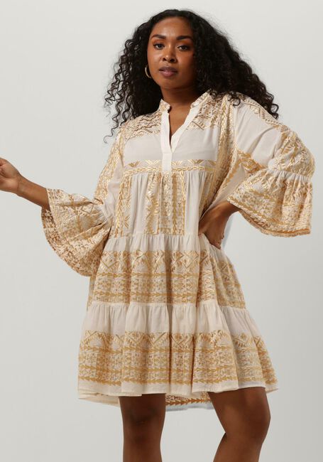 Ecru GREEK ARCHAIC KORI Mini jurk 230631 - large