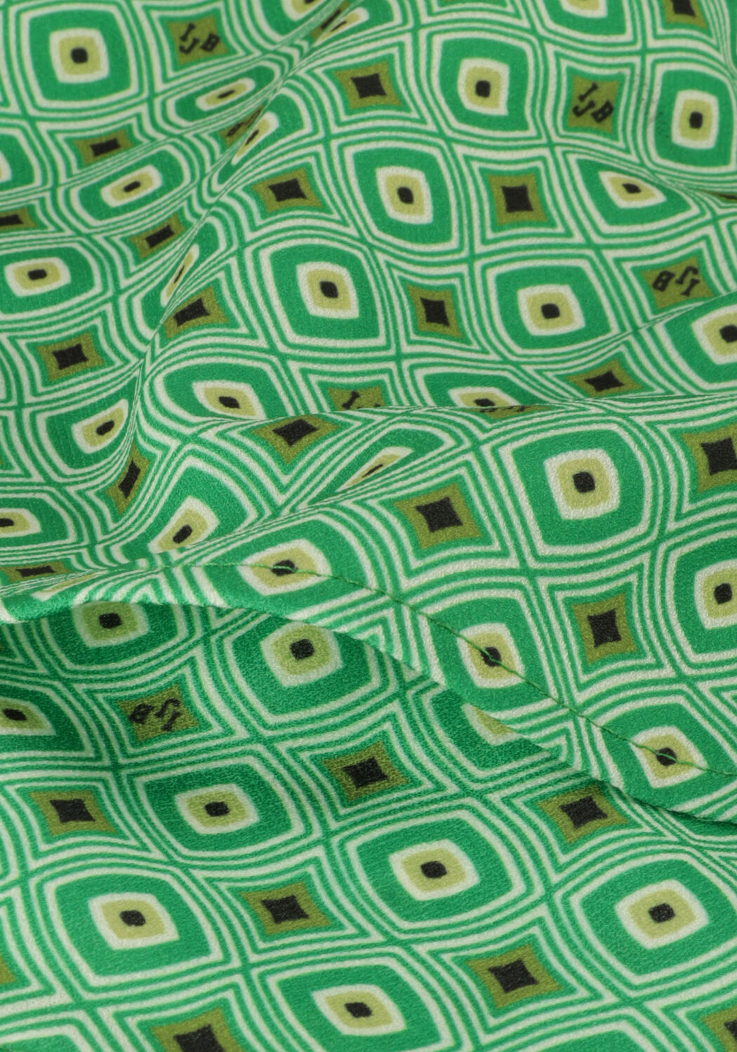 Groene INDIAN BLUE JEANS Minirok SKIRT GEOMETRIC PRINT - large