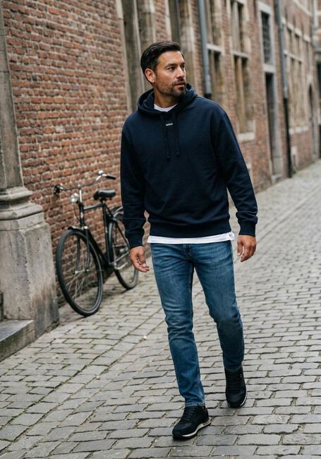 Donkerblauwe HUGO Sweater DAPO - large