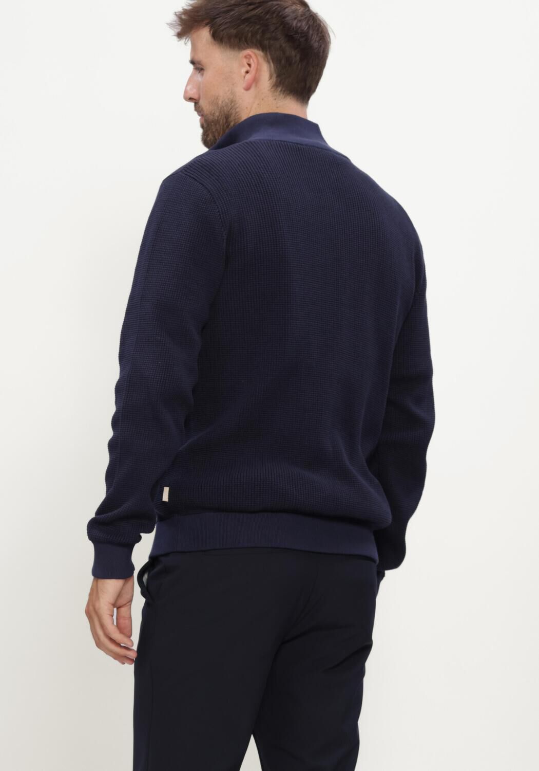 Donkerblauwe MACE Trui M-ANTHONY - large