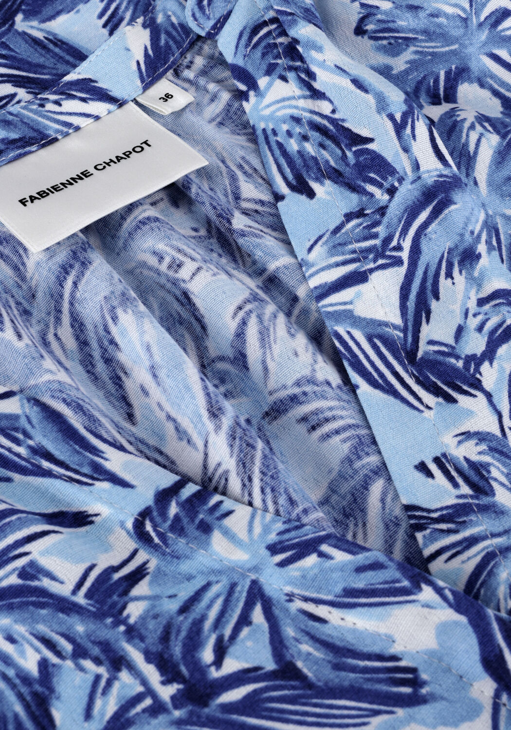 Blauwe FABIENNE CHAPOT Mini jurk CLIPPER DRESS 101 - large