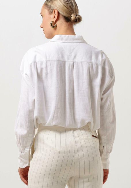 Witte TOMMY JEANS Blouses TJW SP OVR LINEN SHIRT - large