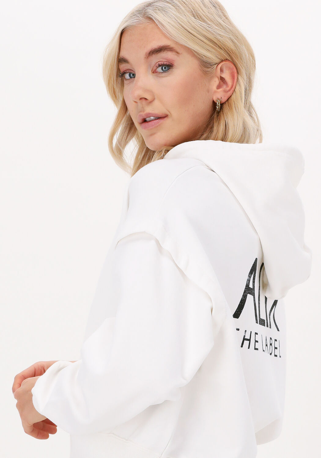gebroken wit alix the label sweater ladies knitted alix hoodie
