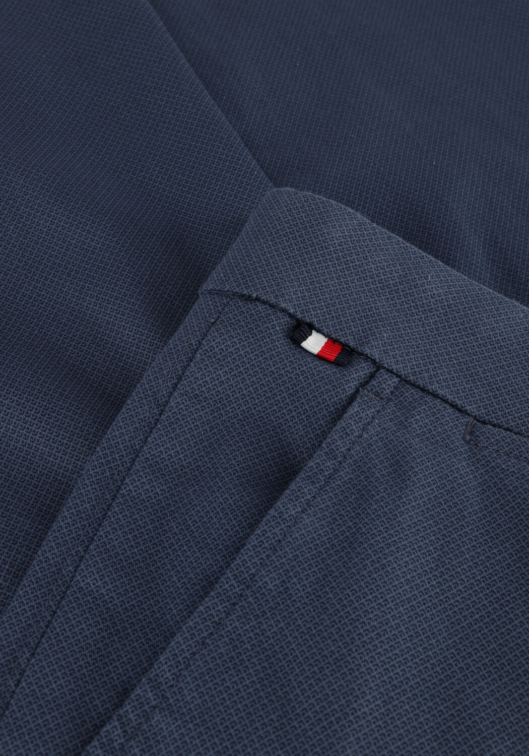 Blauwe TOMMY HILFIGER Chino CHINO BLEECKER PRINTED STRUCTURE - large