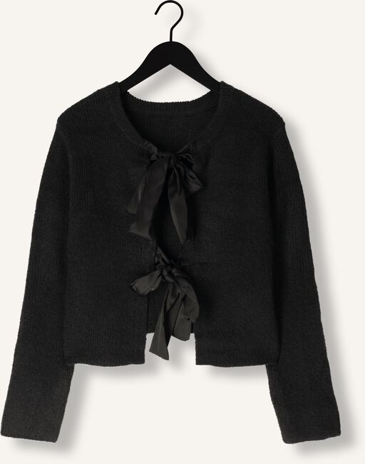 OBJECT OBJPARVI SATEEN BOW KNIT CARDIGAN OBJECT OBJPARVI SATEEN BOW KNIT CARDIGAN - large