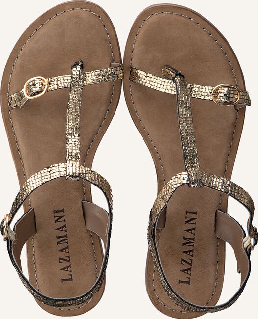 Gouden LAZAMANI Platte sandalen 75.501 Gouden LAZAMANI Platte sandalen 75.501 - large