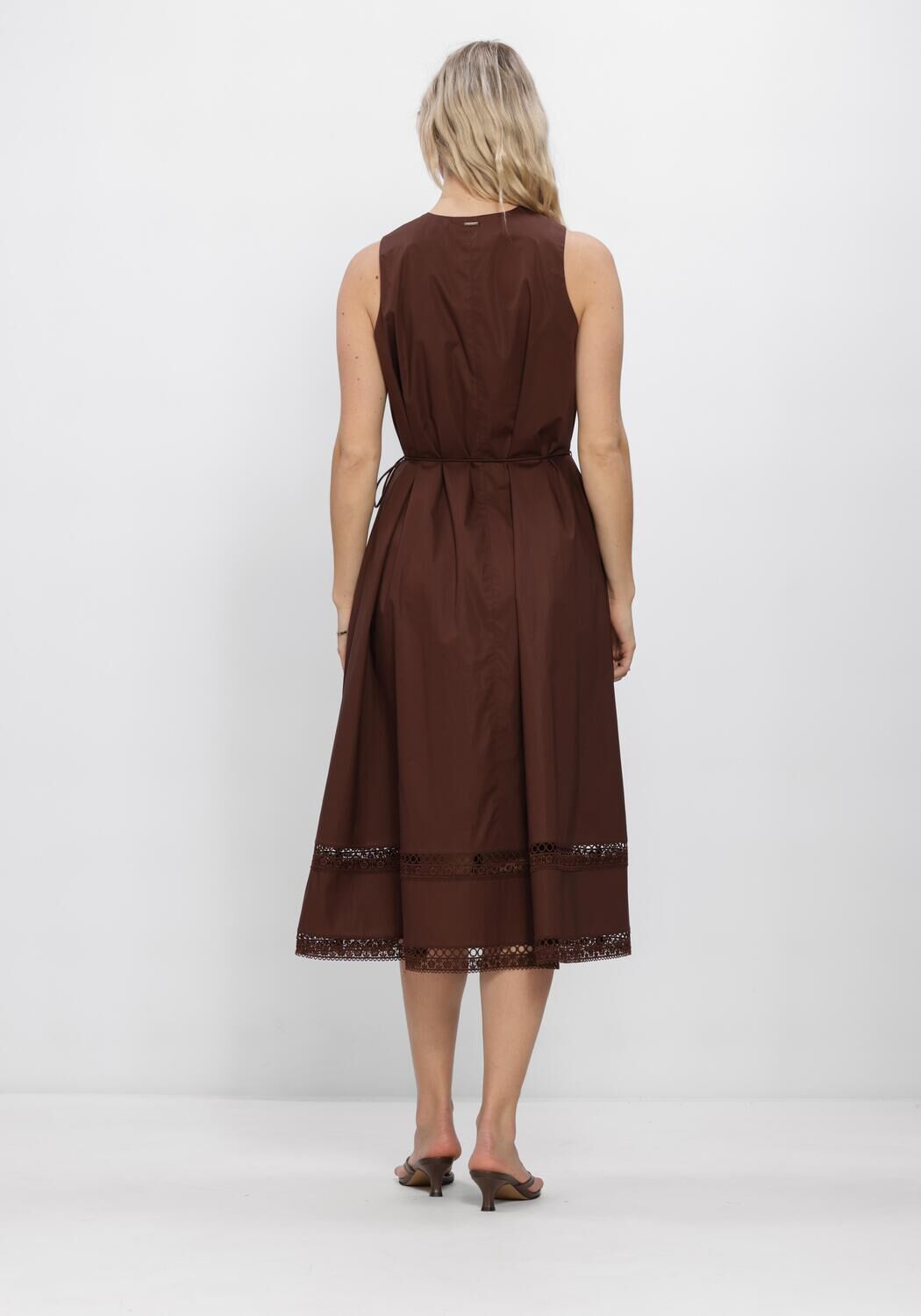 Bruine TWINSET MILANO Jurken 261TT2250 - large