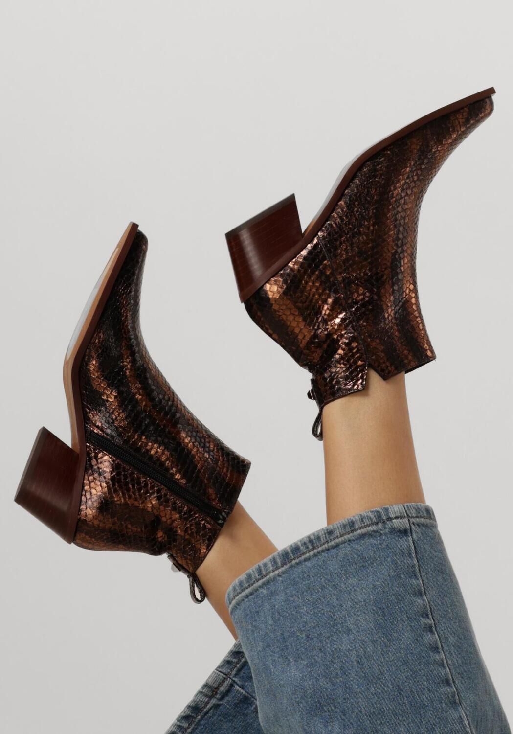 Bronzen LODI Enkellaarsjes KOO5013 - large