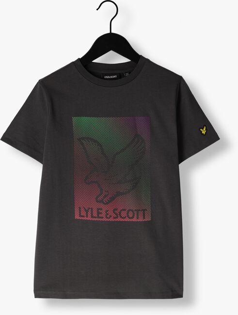 Antraciet LYLE & SCOTT T-shirt DOTTED EAGLE GRAPHIC T-SHIRT - large