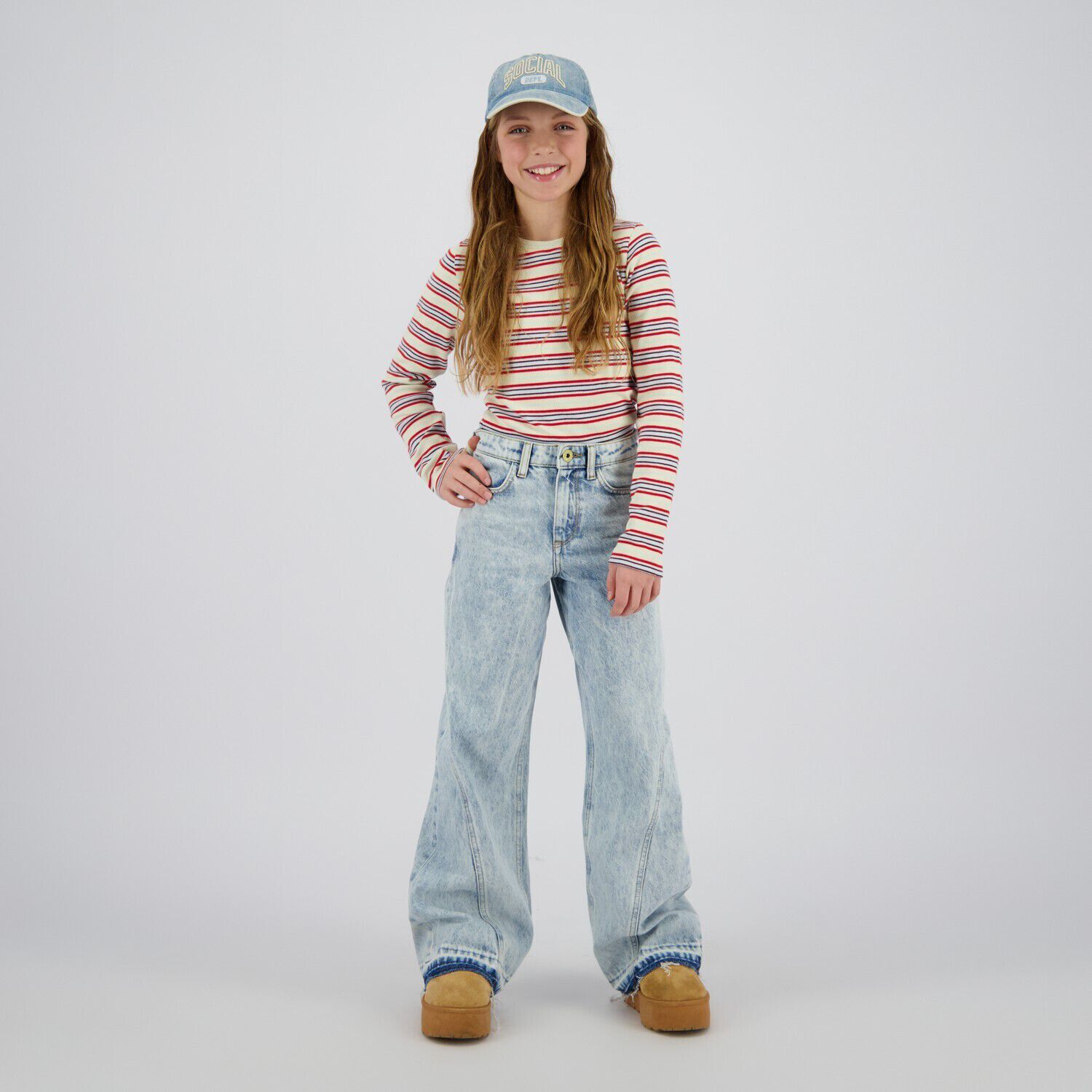 Witte VINGINO Top BASIC STRIPE TOP - large