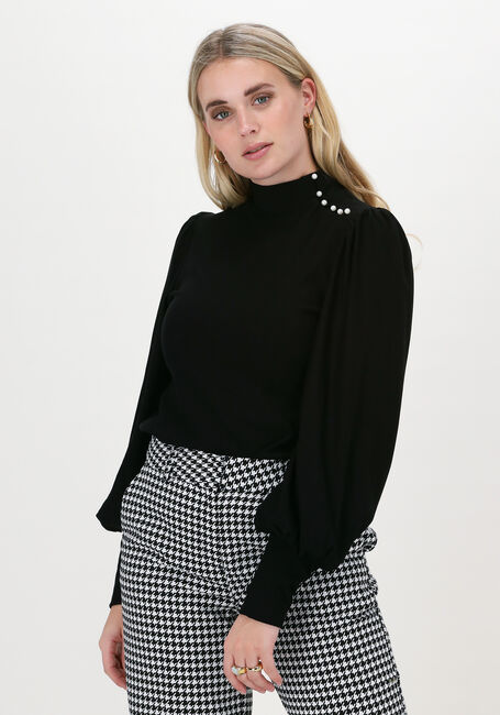 Zwarte GESTUZ Top RIFA GZ BUTTON BLOUSE - large