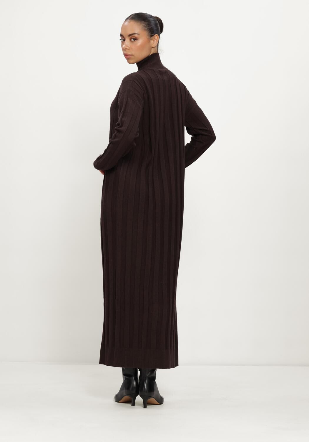 Bruine INWEAR Maxi jurk TESSIW KELLSIE DRESS - large