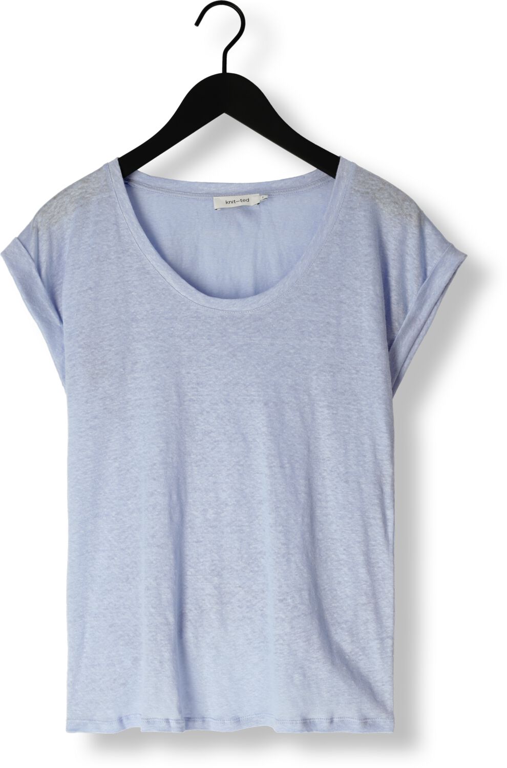 KNIT-TED Dames Tops & T-shirts Eliane Lichtblauw