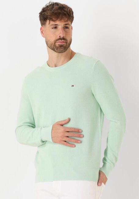 Mint TOMMY HILFIGER Trui ESSENTIAL STRUCTURE CREW NECK - large