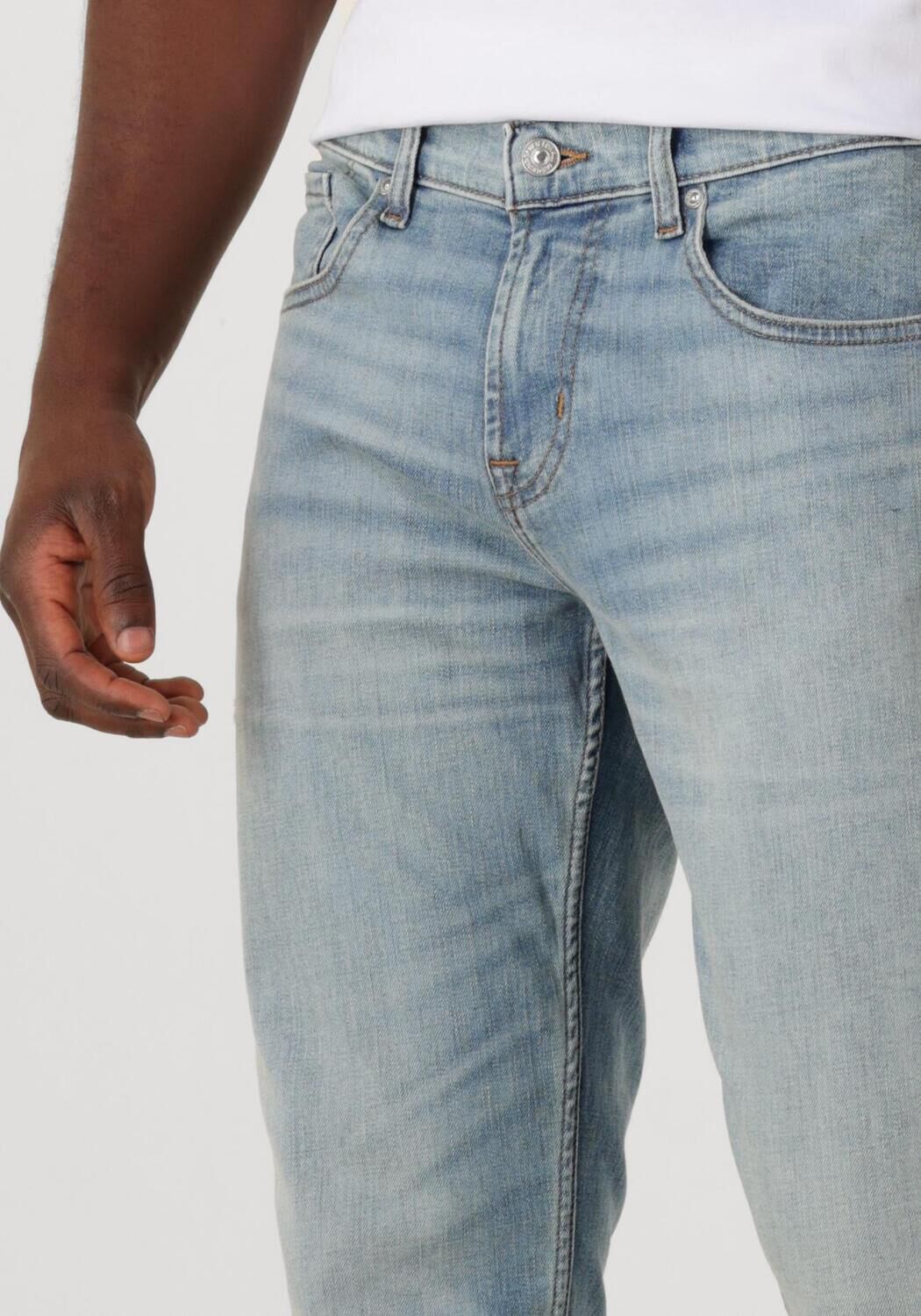 7 FOR ALL MANKIND Heren Jeans Slimmy Tapered Lichtblauw