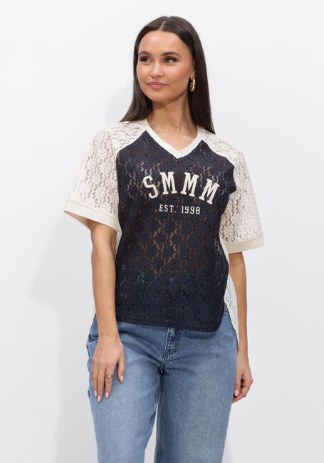 Blauwe SUMMUM T-shirt TOP SPORTY LACE - large