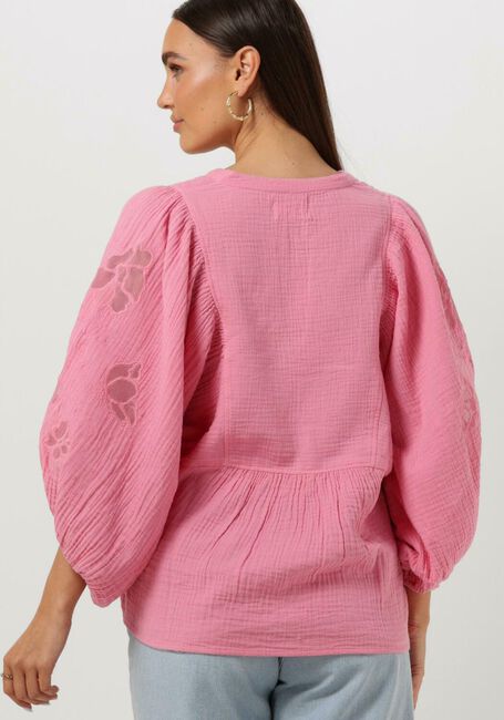 Roze SISSEL EDELBO Blouses EVELYN ORGANIC COTTON TOP - large