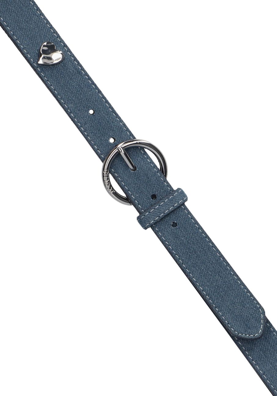 FABIENNE CHAPOT Dames Riemen Hammered Heart Belt Blauw