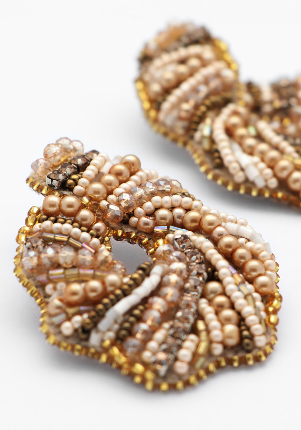 Goudkleurig PAULIE POCKET Oorbellen GLAMOROUS CURL EARRINGS - large