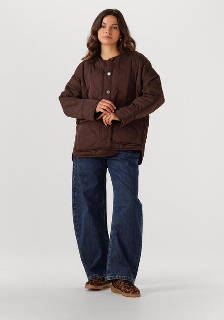 Bruine OBJECT Trui OBJLAILA L/S RE TOP NOOS - large