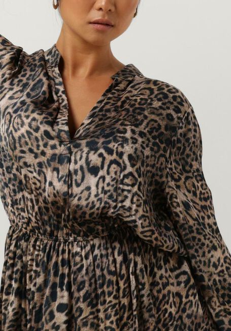 Bruine EST'SEVEN Mini jurk EST’JOURNEE DRESS BAMBU - large