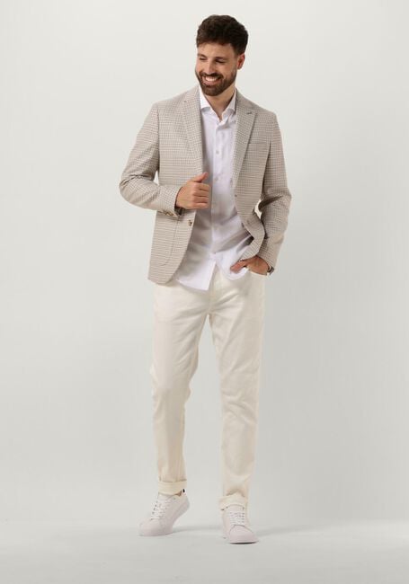 Witte GENTI Klassiek overhemd S9254-1109 - large