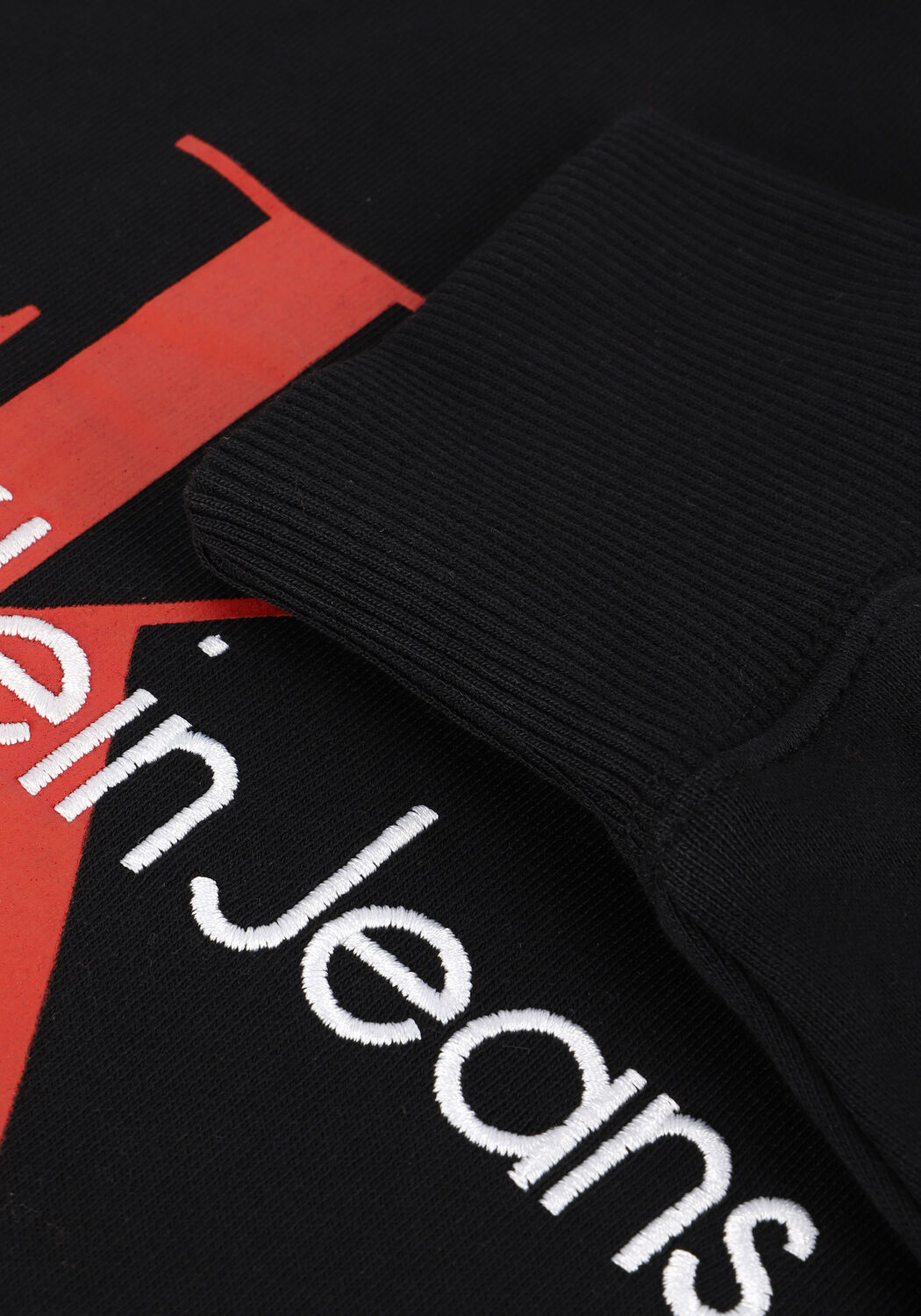 Zwarte CALVIN KLEIN Sweater SEASONAL MONOGRAM REGULAR - large