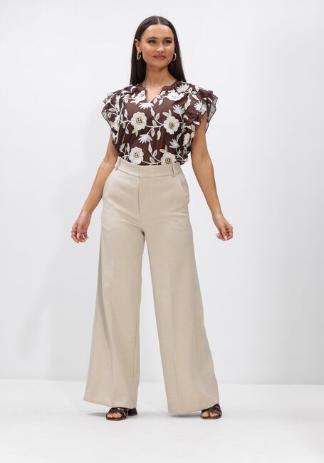 Bruine AAIKO Top YAELLA 3D TEN 518 - large